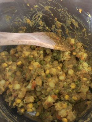 Spicy vegetable mix