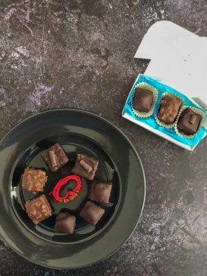 Easy microwave chocolate barfi