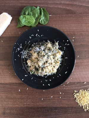 Instant Pot Chicken and Mushroom Orzotto