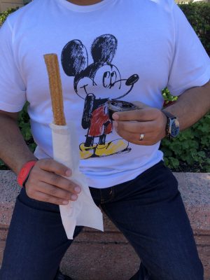 Churros and Chocolate Sauce